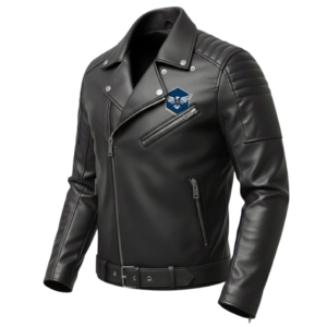 Vintage Distressed Leather Jacket